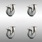 Service Caster 5 Inch 316SS Gray Polyurethane Swivel Top Plate Caster Set Total Lock Brake SCC SCC-SS316TTL20S514-PPUB-4 - alternate 1